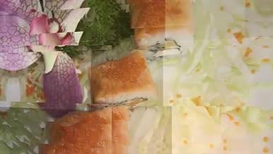 美食视频包装菜谱相册视频的预览图